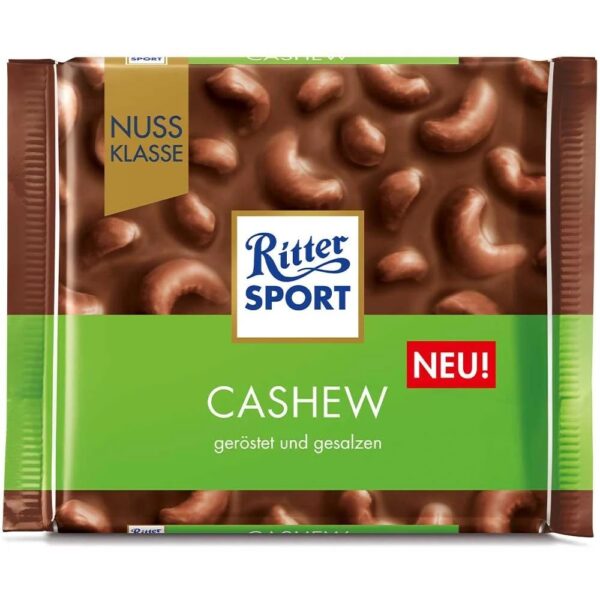 Молочний шоколад з кешью NUT SELECTION, 100 г